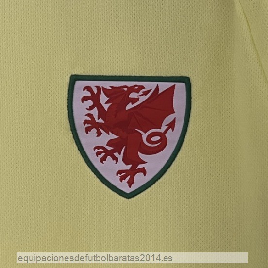 Nuevo Tailandia 2ª Camiseta Gales 2024 Amarillo Baratas